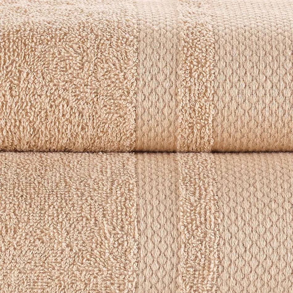 4Home Ręcznik bawełniany Deluxe beżowy, 50 x 100 cm, zestaw 2 szt., 50 x 100 cm