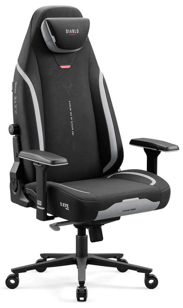 Fotel gamingowy Diablo X.Eye Prime, Normal Size, Burned Black