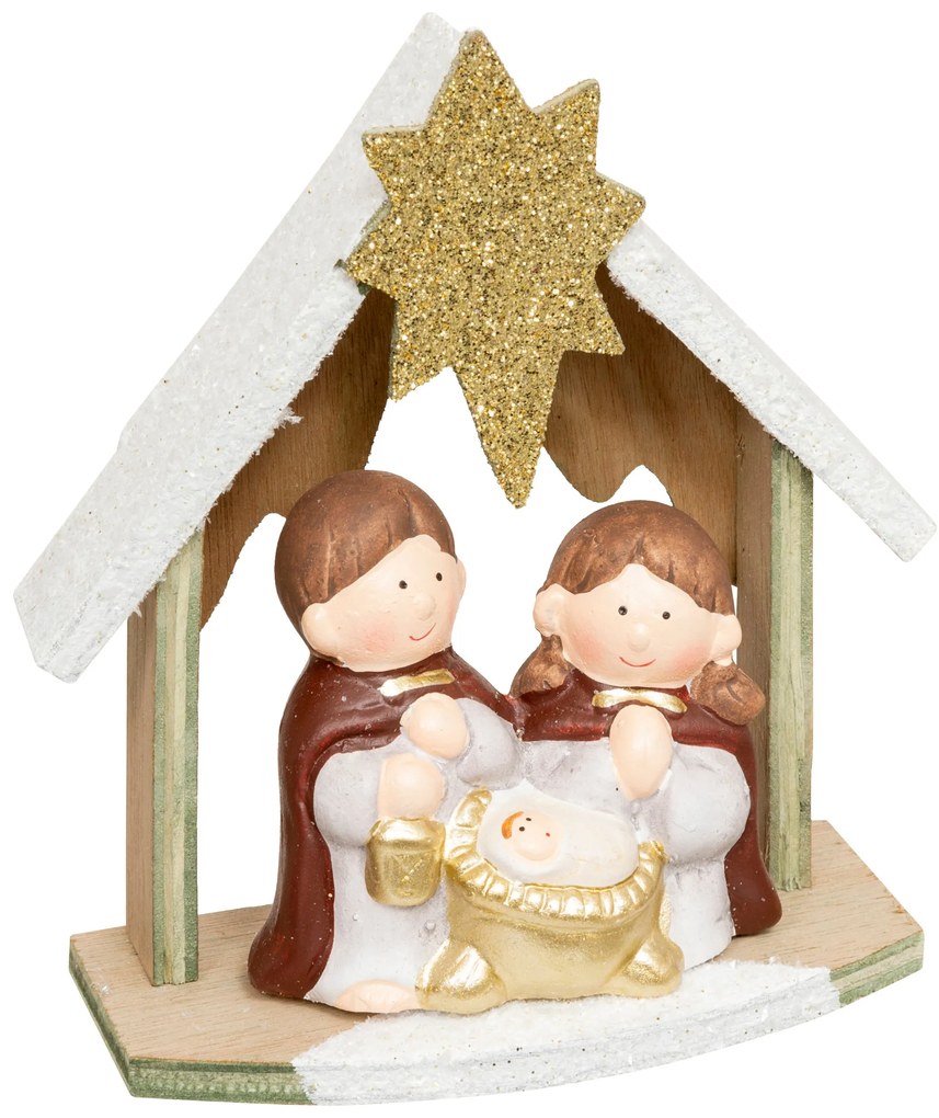Szopka bożonarodzeniowa, 15 cm