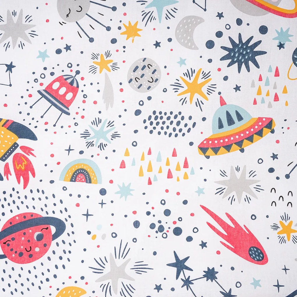 4Home dziecięca pościel bawełniana do łóżeczka Cosmic Adventure, 100 x 135 cm, 40 x 60 cm