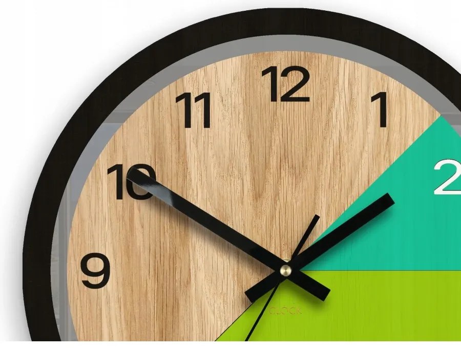 Zegar ścienny nowoczesny z cichym mechanizmem do salonu sypialni okrągły