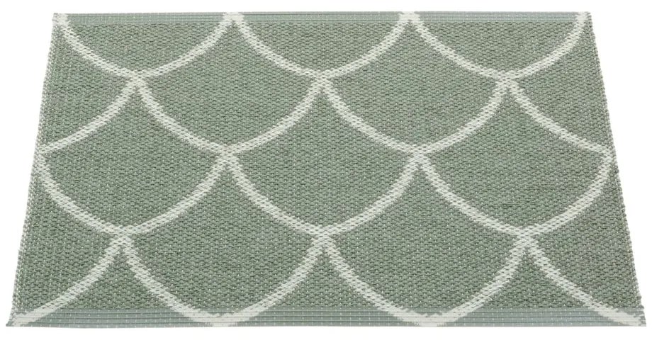 Zielony dywan odpowiedni na zewnątrz 70x50 cm Kotte Army Sage – Pappelina