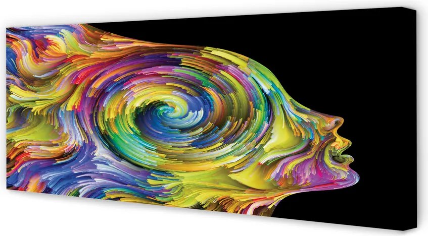 Obraz na płótnie Kolorowy Obraz Kobiety