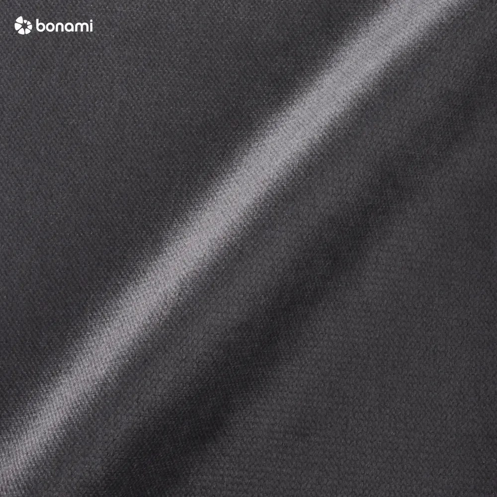 Ciemnoszary aksamitny rozkładany narożnik (lewostronny) Lofty Lilly – Miuform