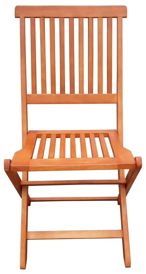 Brązowe drewniane krzesła ogrodowe zestaw 2 szt. Angwin – Garden Pleasure