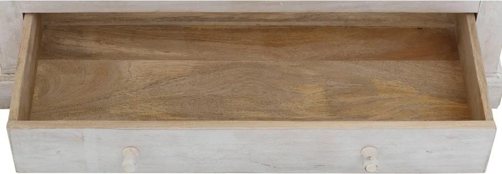 Biała szafa z litego drewna mango 100x175 cm Rana – Støraa