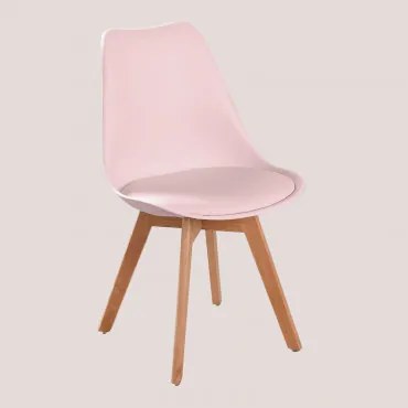 Krzesło Do Jadalni Z Polipropylenu I Drewna Bukowego Nordic Toasted Almond - Sklum