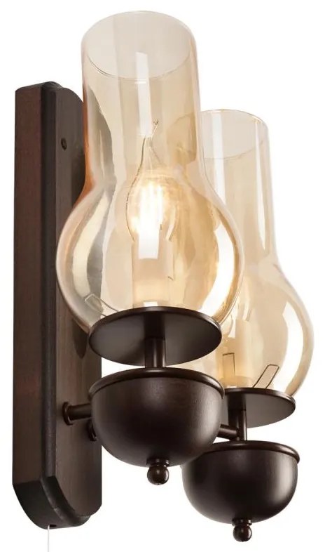 Brilagi - LED Kinkiet COTTAGE 2xE14/40W/230V buk/brązowe