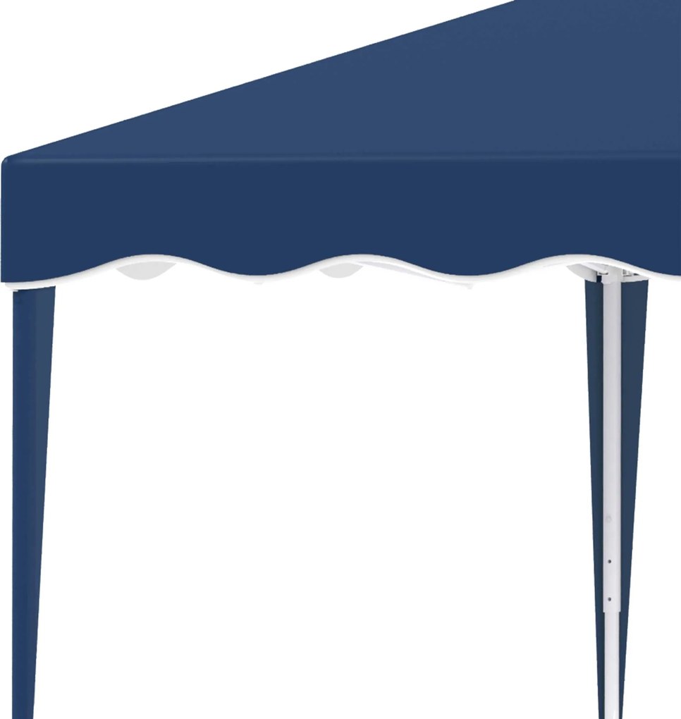 Outsunny namiot ogrodowy 3x3 m niebieski składany z regulacją wysokości UV ochrona Aosom PL