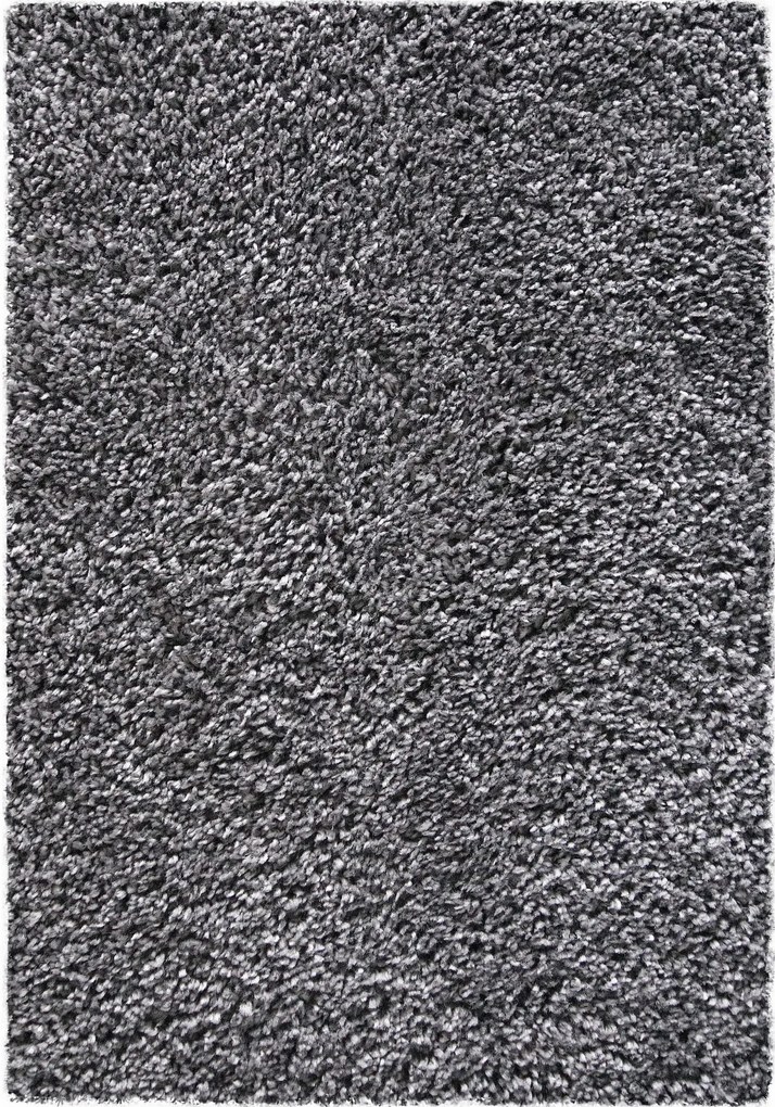 Dywan shaggy Best jednokolorowy szary 100 cm x 200 cm