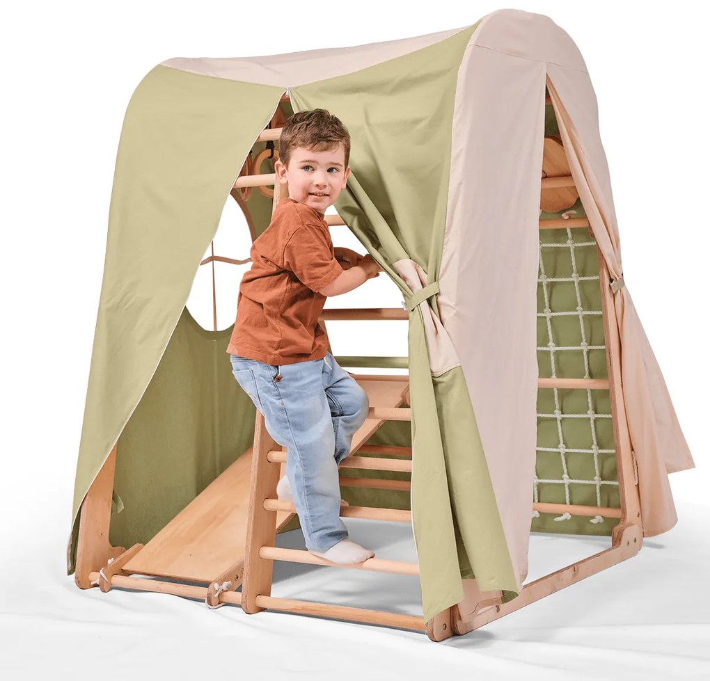 Pokrowiec na namiot do zabawy do drewnianego placu zabaw wewnętrznego