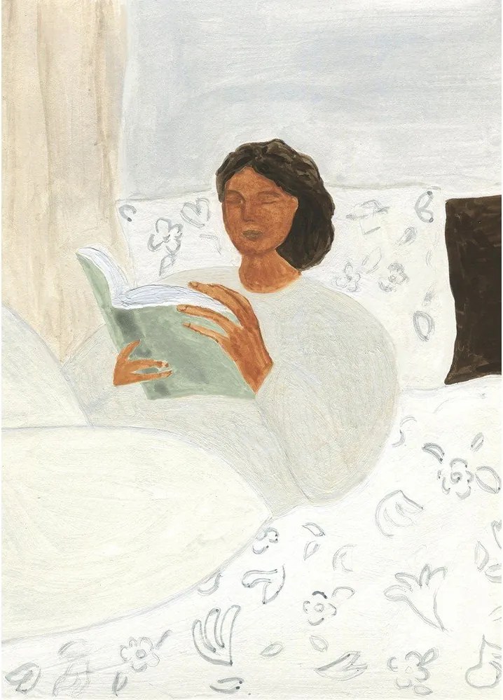 Plakat 50x70 cm Morning Read – Isabelle Vandeplassche – The Poster Club