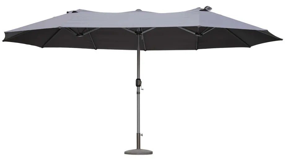 Jasnobrązowy parasol ogrodowy 265x460 cm – Garden Pleasure