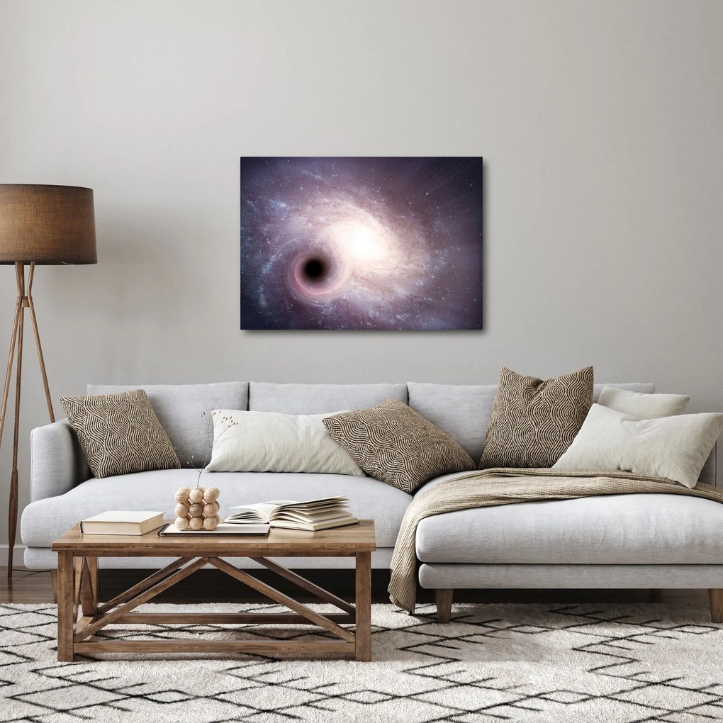 Obraz - Galaktyki spiralne (70x50 cm)