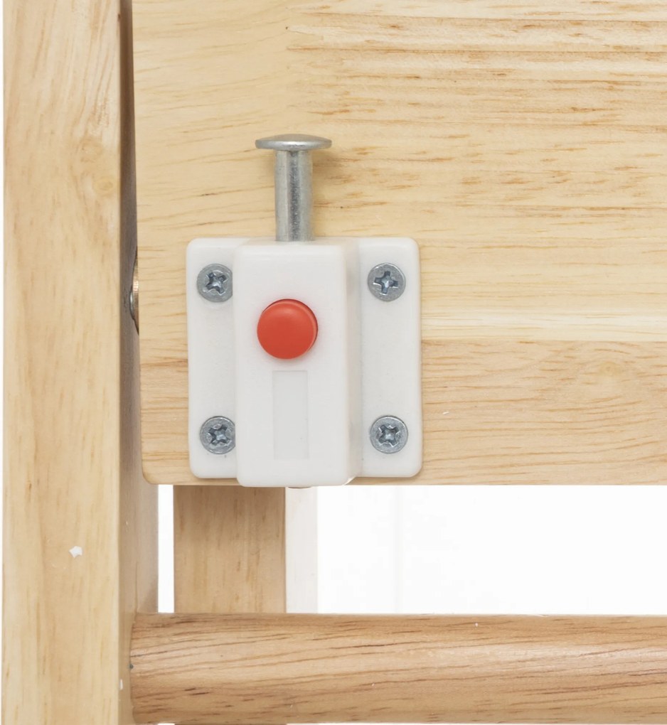 Drewniane krzesełko dziecięce STAR, składane