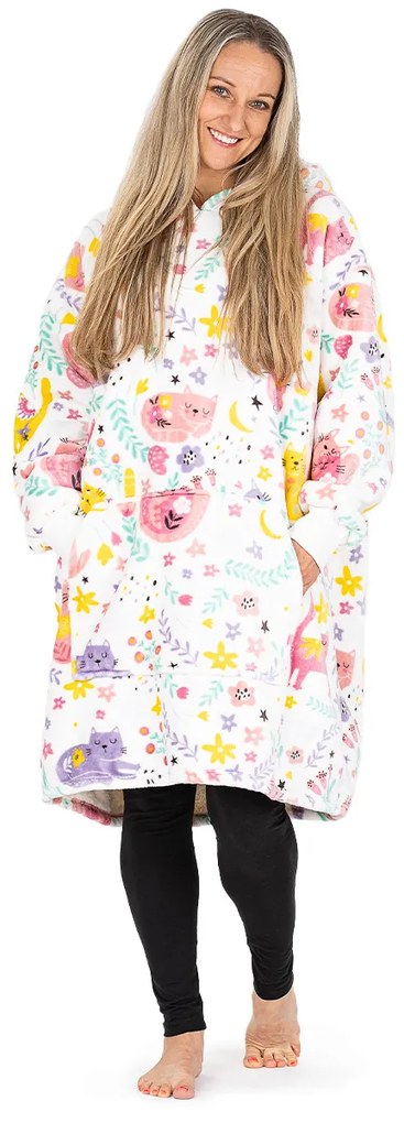 4Home Bluza z barankiem mikroplusz Playful Paws, uni M – damskie