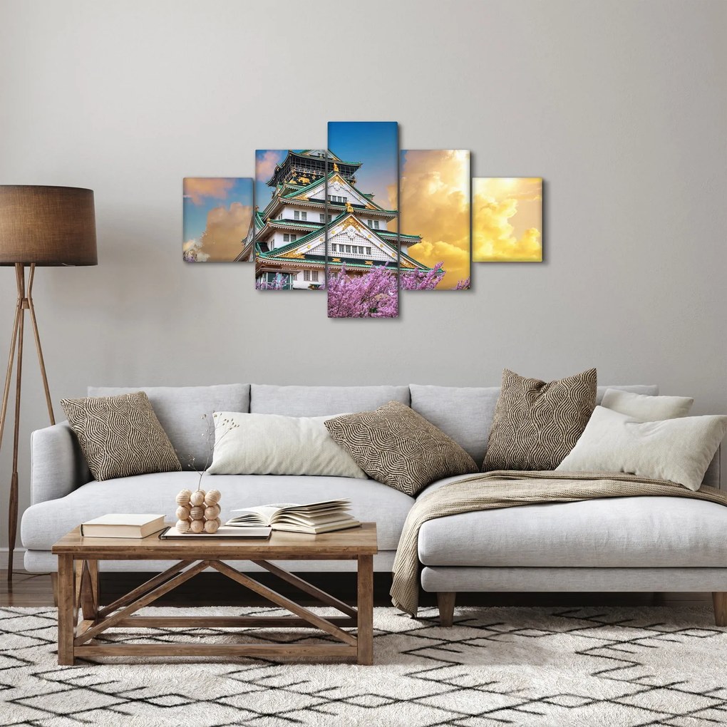 Obraz - Zamek Osaka (125x70 cm)