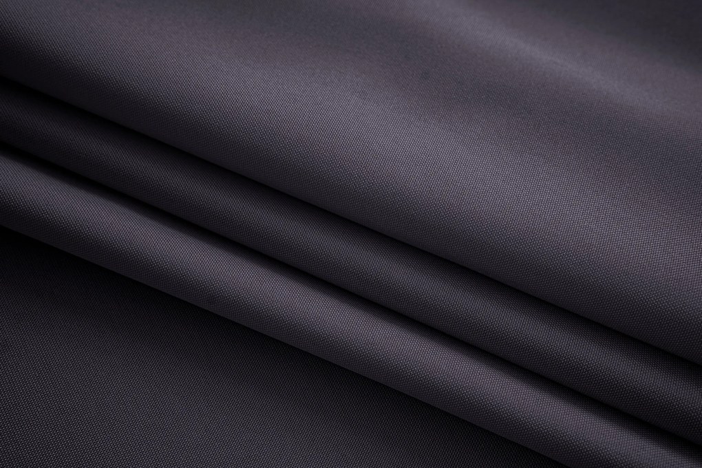 Ciemnoszara zasłona OXFORD 140x250 cm Zawieszanie: Taśma z wiązaniami
