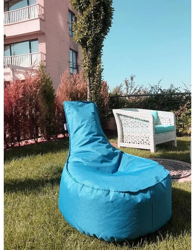 Turkusowy ogrodowy worek do siedzenia Aktif – Floriane Garden