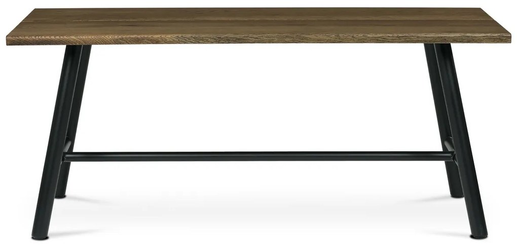 Stół do jadalni z litego drewna 180 x 90 cm, orzech