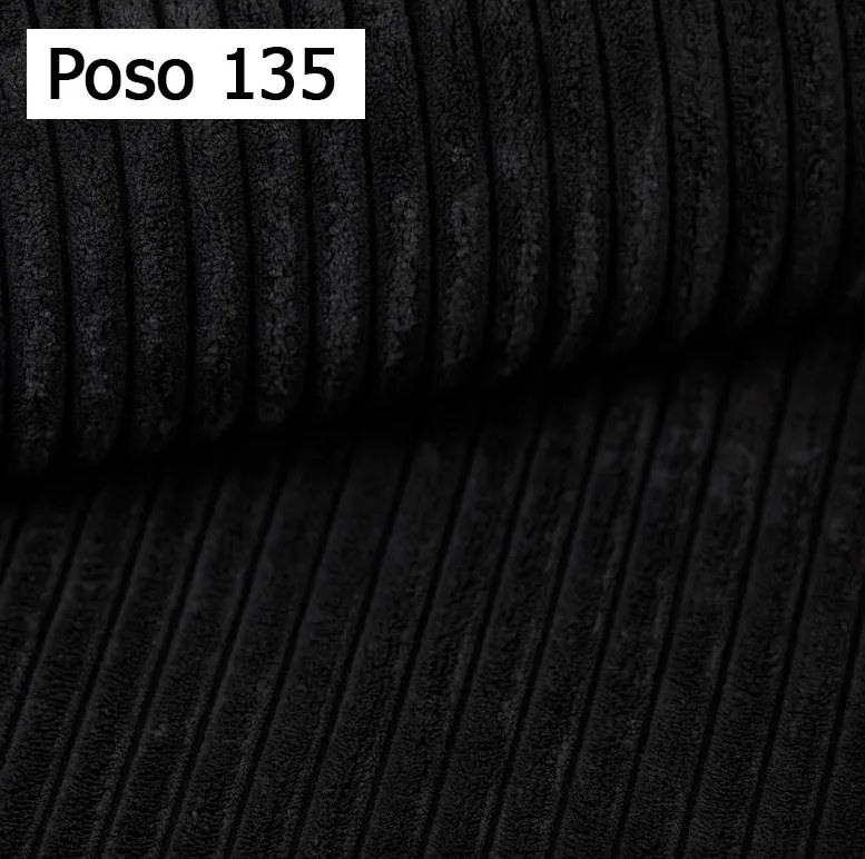 Kanapa KASJO Lewostronny Sofo-Narożnik z funkcją spania i poduszkami, 2x pojemnik POSO 135 Grafitowy DOMOHOME