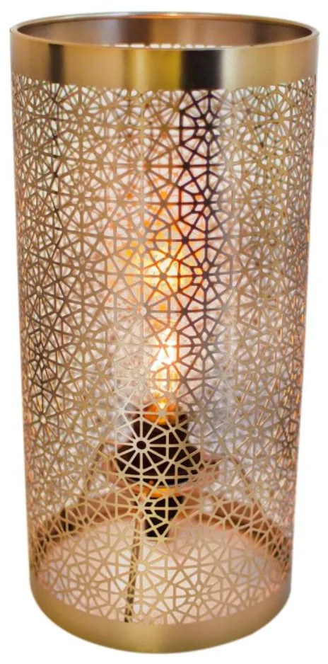 ByRydens 4000500-6519 - Lampa stołowa HERMINE 1xE14/5W/230V mosiądz