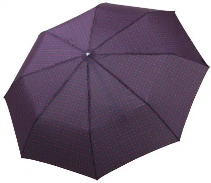 Gran Turismo Gents Print Navy - w pełni automatyczny składany parasol męski