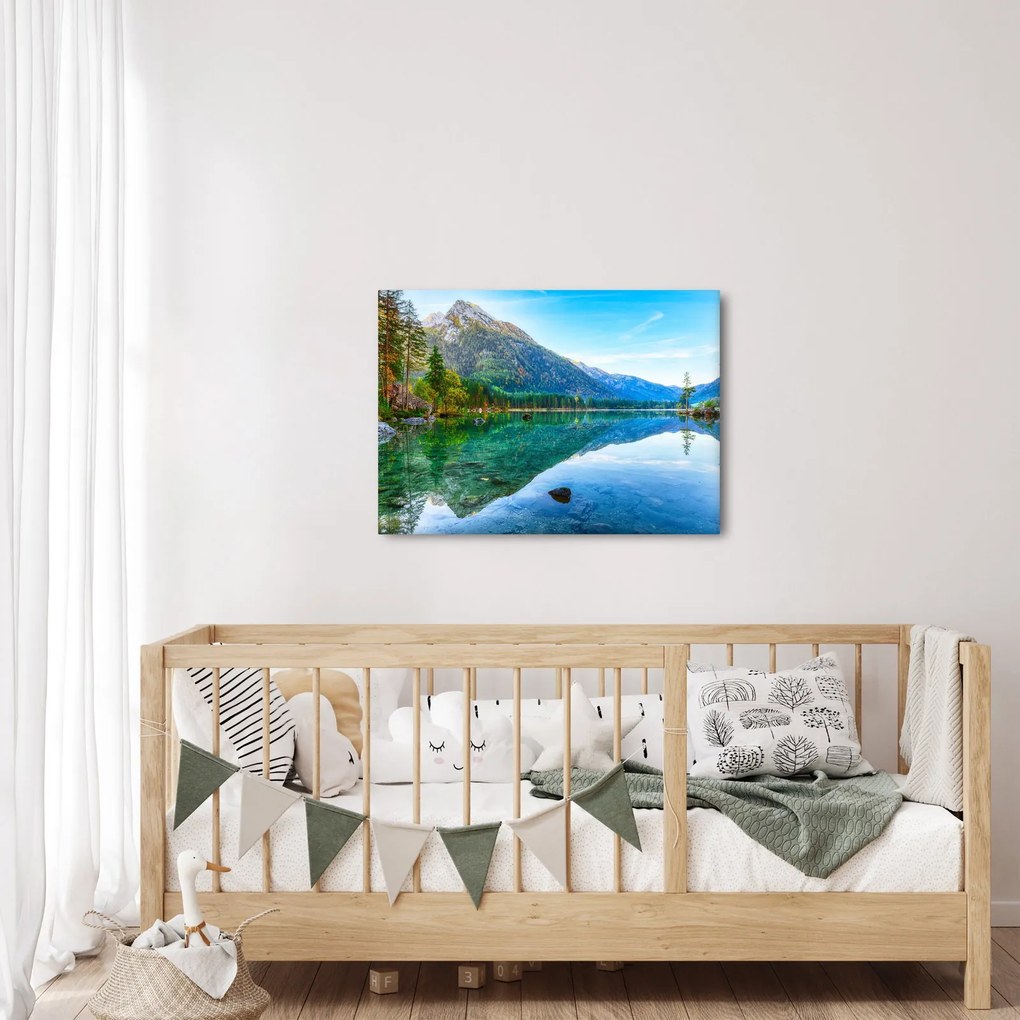 Obraz - Jezioro Hintersee (70x50 cm)
