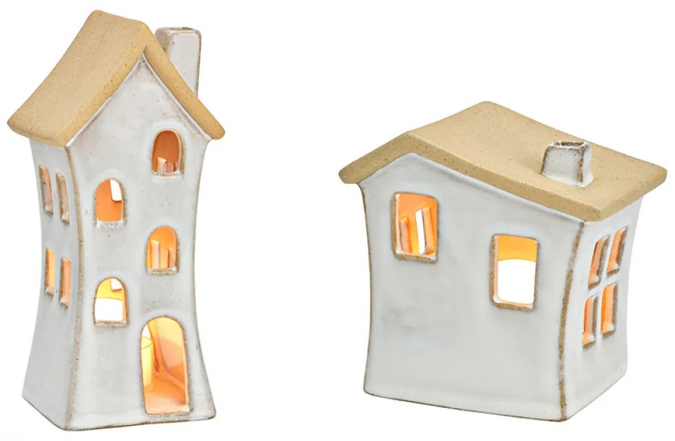 Świecznik ceramiczny LANTERN HOUSE - różne warianty