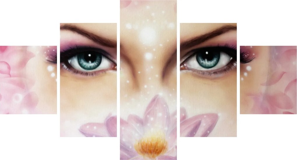 Obraz - Urocze oczy (125x70 cm)