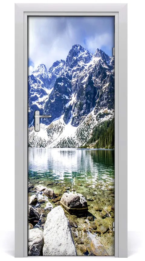 Naklejka fototapeta na drzwi Morskie oko Tatry