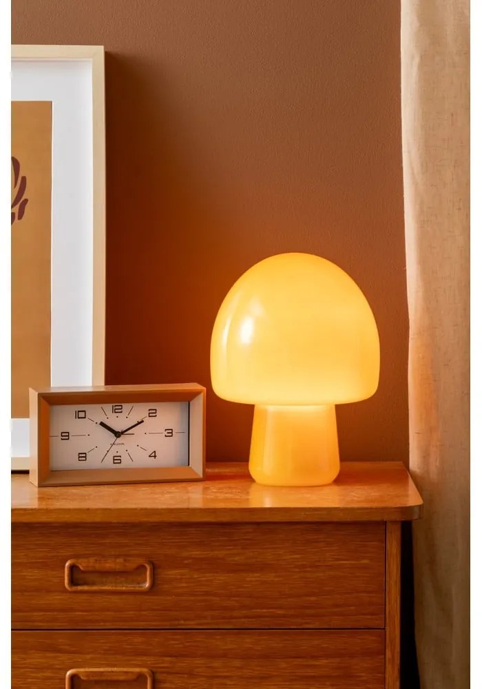 Lampa stołowa w kolorze ochry (wysokość 27 cm) Gozar – Leitmotiv