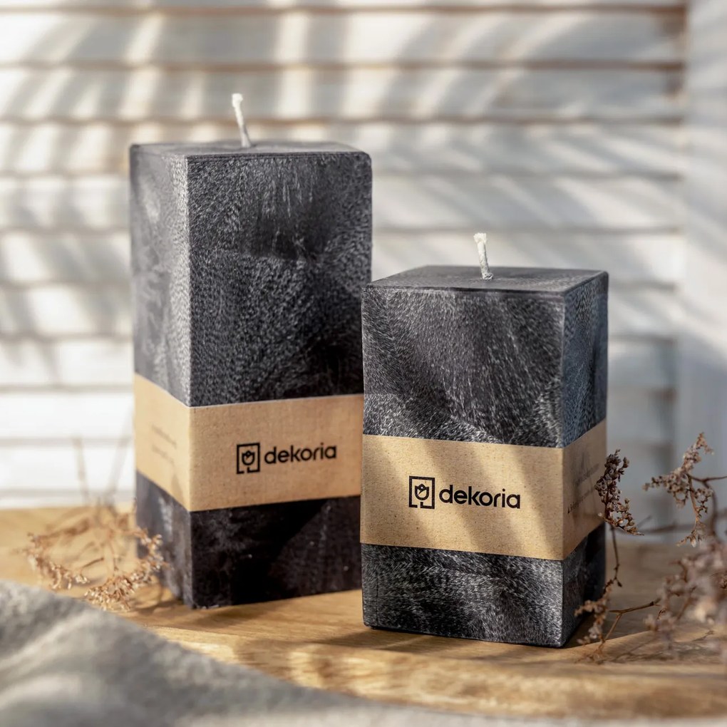 Świeca zapachowa palmowa kostka Black