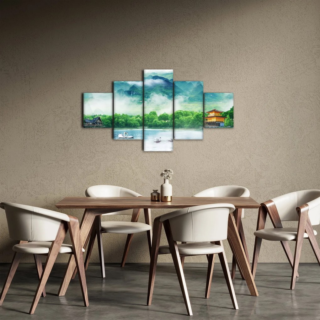 Obraz - Wymarzony krajobraz (125x70 cm)