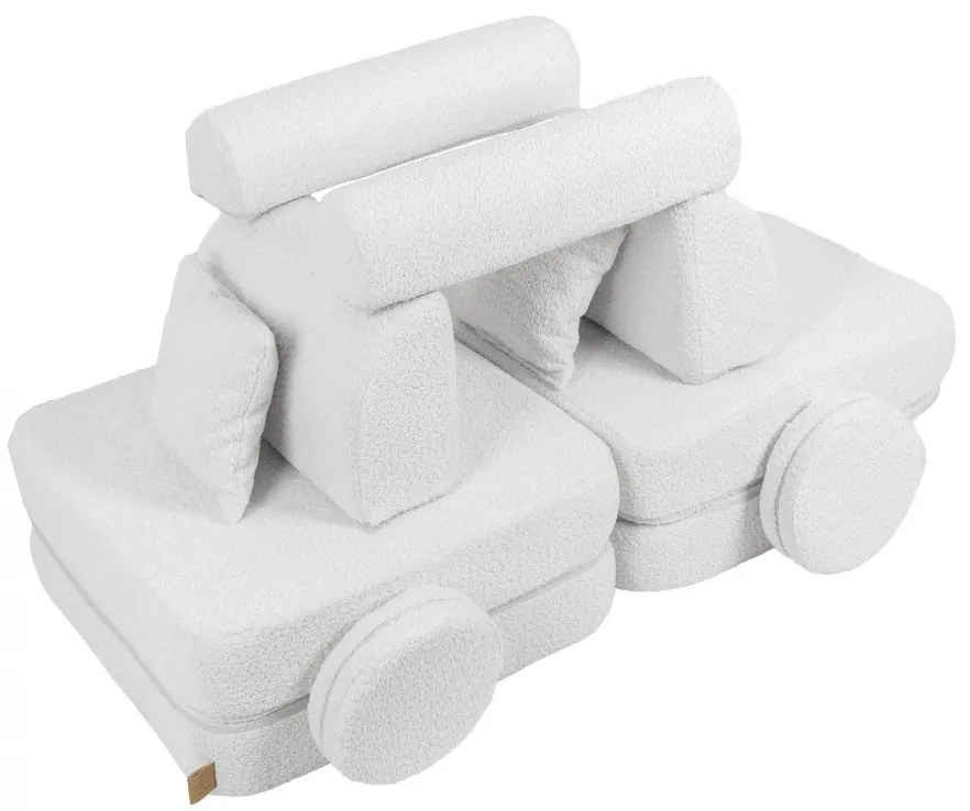 Pocket sofa plus boucle biała - meowbaby®