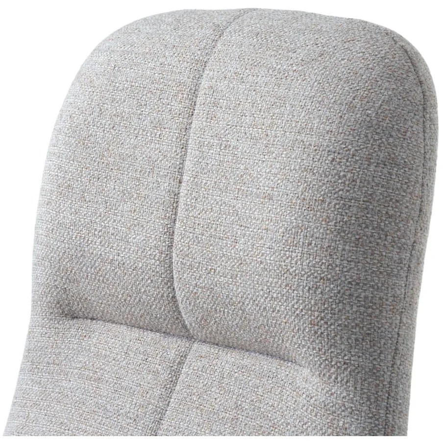 Jasnoszary obrotowy fotel wypoczynkowy Manning – Unique Furniture