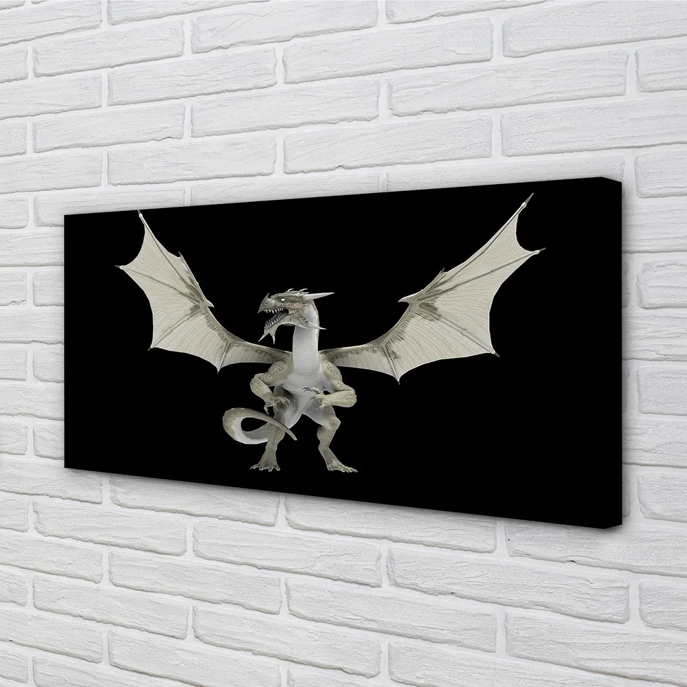 Zdjęcie na płótnie Biały Smok