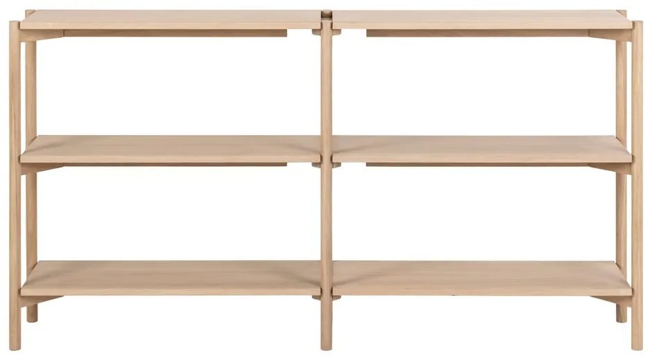 Regał w dekorze dębu w naturalnym kolorze 169x88x30 cm Braidwood – Actona