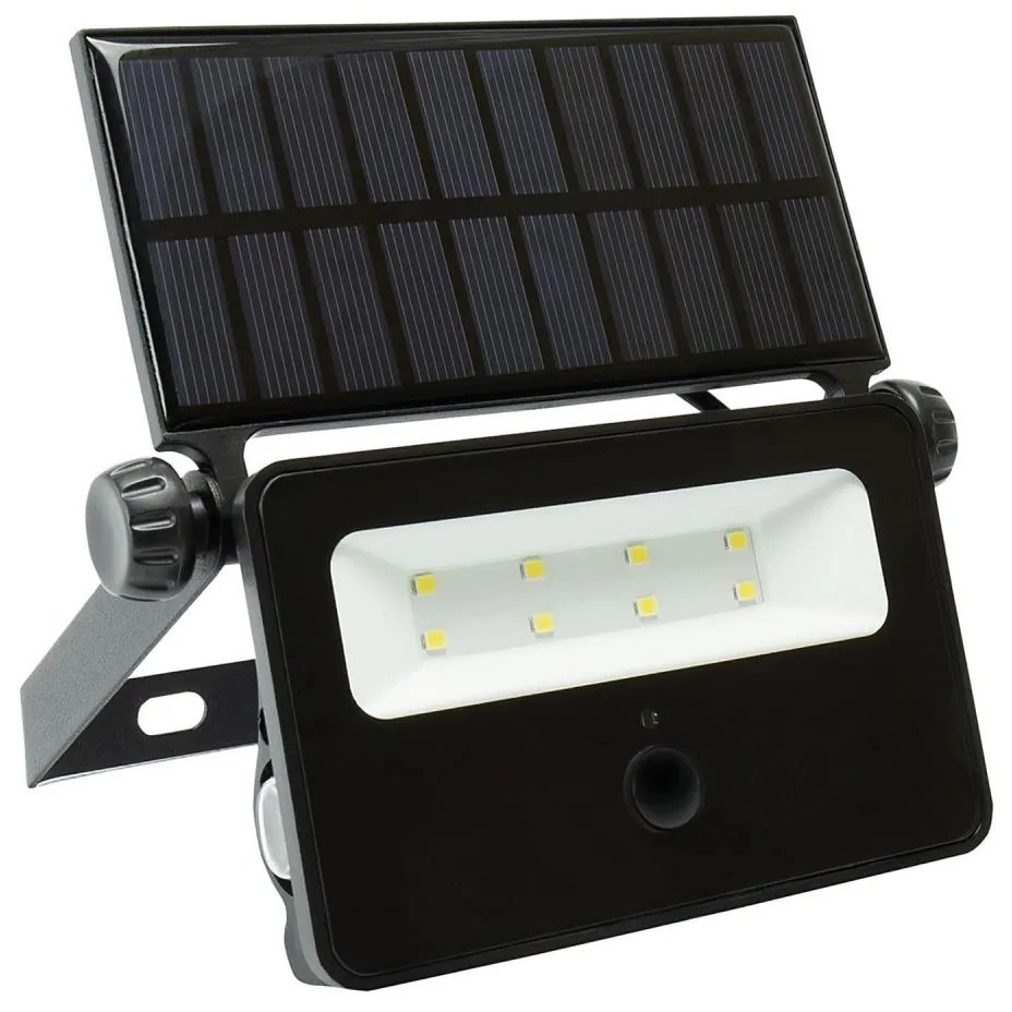 LED solarny reflektor z czujnikiem NOCTIS LED/2W/1800 mAh 3,7V 6000K IP65