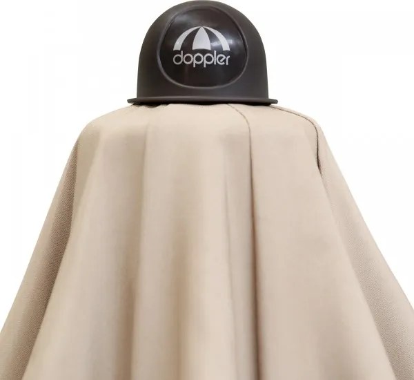 Doppler ALU WOOD parasol ogrodowy 350 cm beżowy