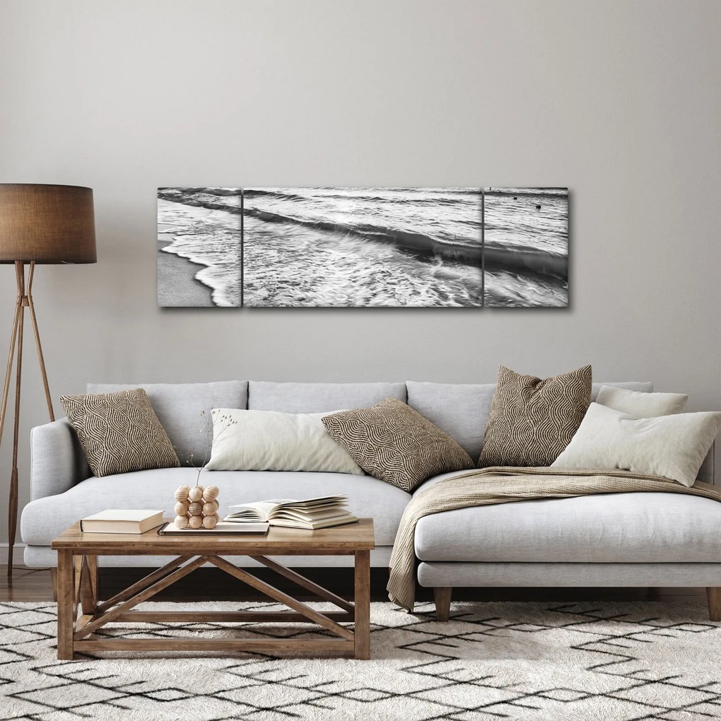 Obraz - Zachód słońca nad morzem (170x50 cm)