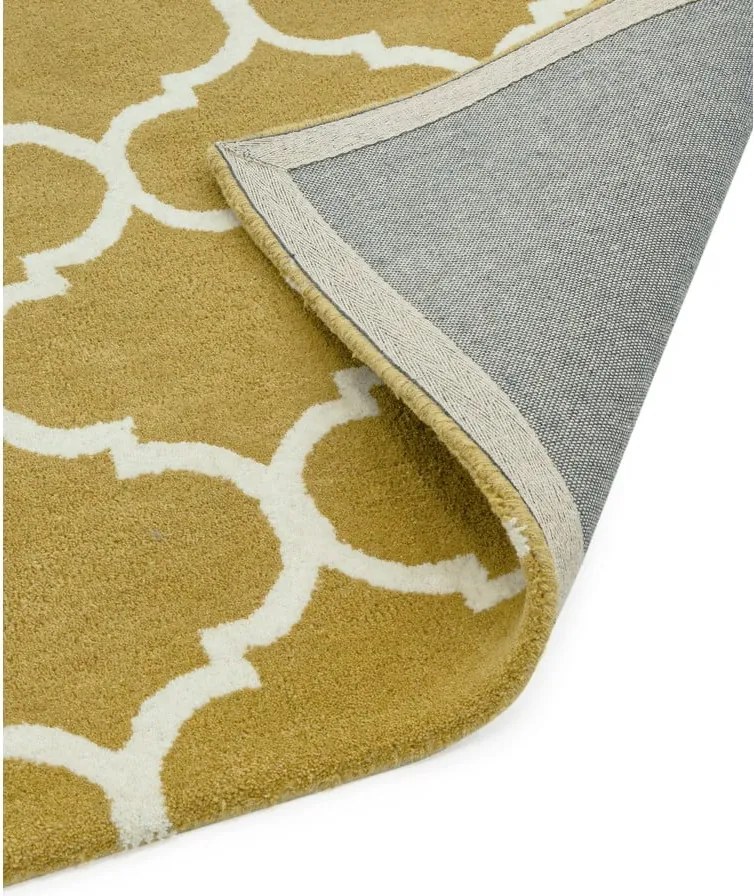 Wełniany dywan tkany ręcznie w kolorze ochry 160x230 cm Albany – Asiatic Carpets