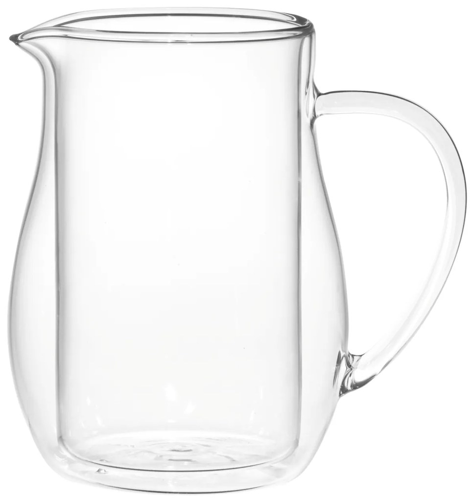 Szklany dzbanek z podwójną ścianką, 700 ml