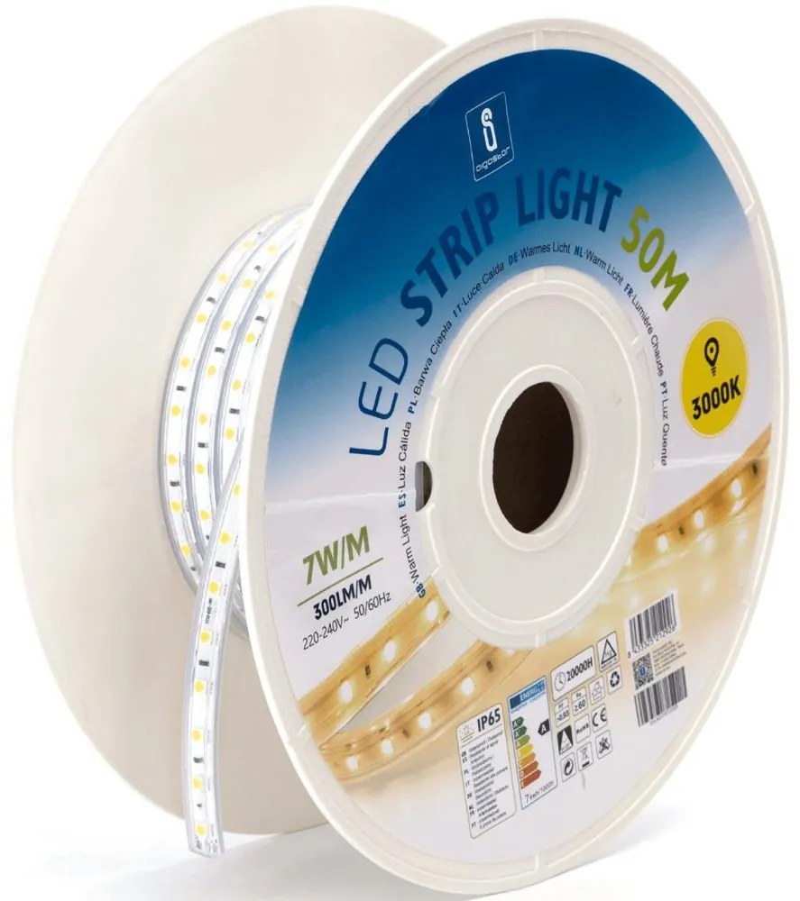 Aigostar - LED Taśma LED/350W/230V 50m 3000K IP65