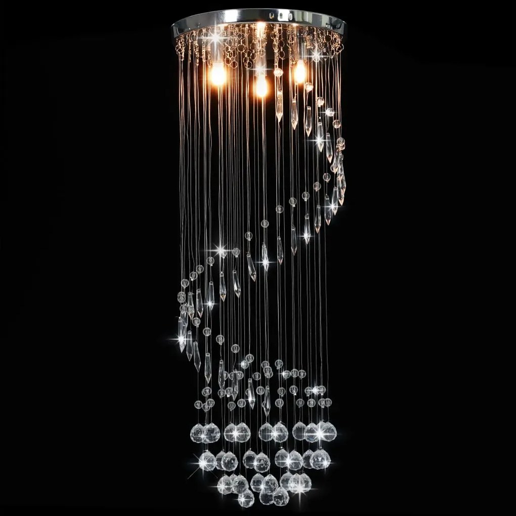 Lampa sufitowa kryształowa spirala - 11X EX161 N2-G73