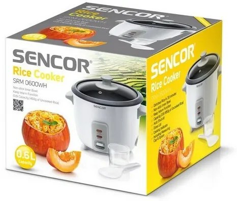 Sencor SRM 0600WH garnek do gotowania ryżu 0,6 l,