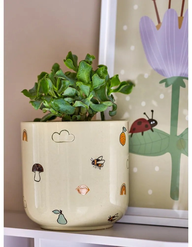 Kamionkowa doniczka ø 16 cm Agnes – Bloomingville Mini