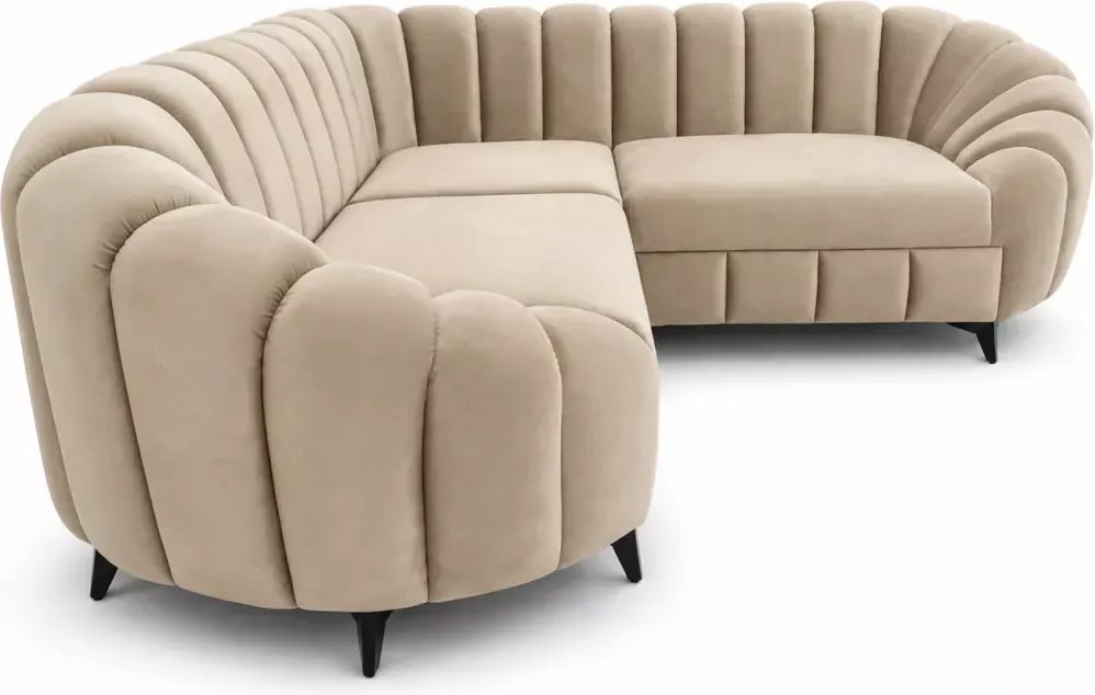 Narożnik Verno 210x210 cm - nowoczesny narożnik do salonu, wybór tkaniny i nóżek