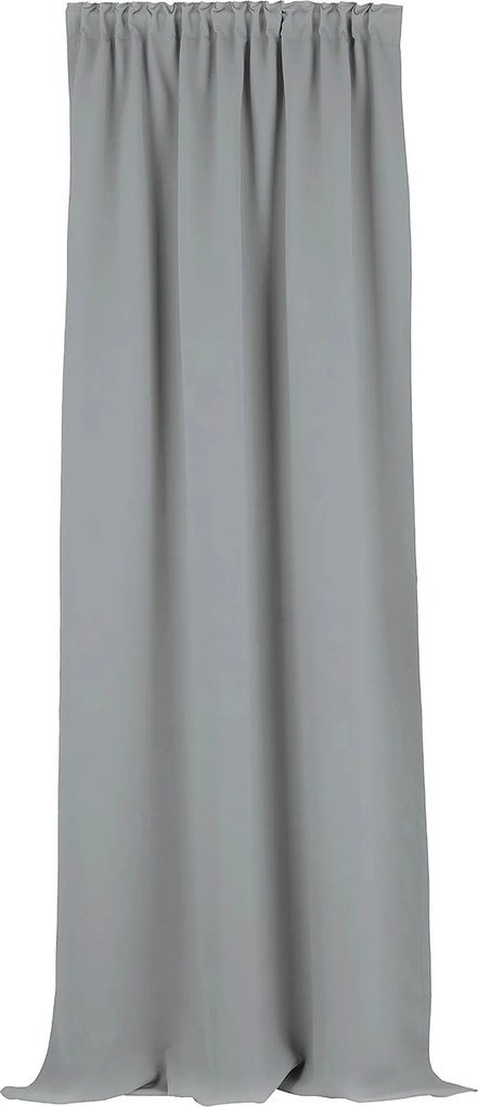 Zasłona zaciemniająca na taśmie marszczącej gołębi szary 140 x 280 cm 1 szt.