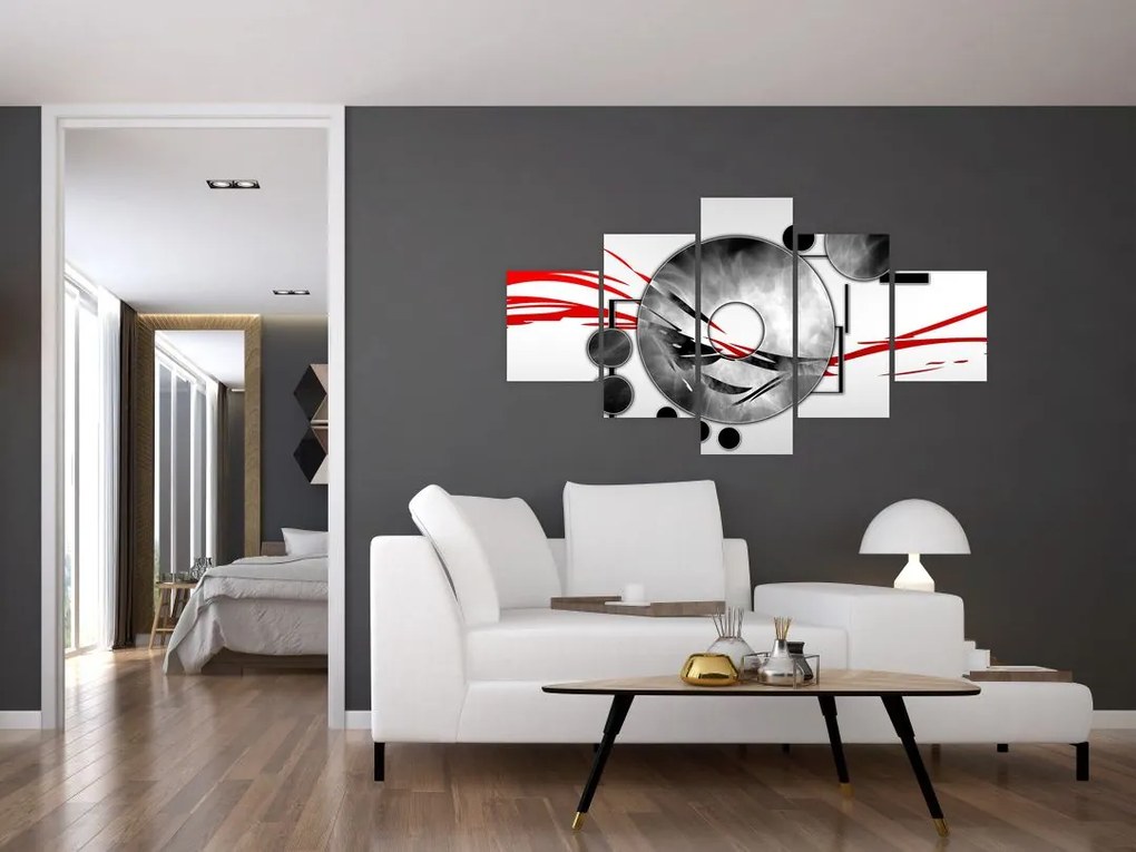 Abstrakcyjny obraz (125x70 cm)